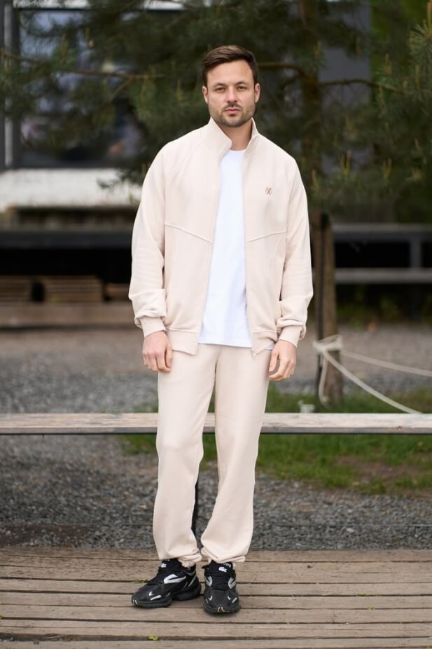 Men's tracksuit MAVERICK taupe